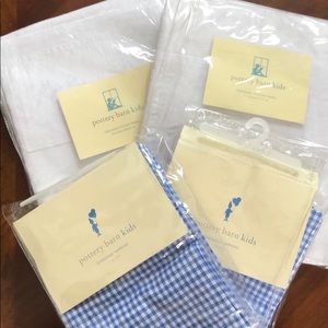 Pottery barn kids napkins and organdy pocket panel